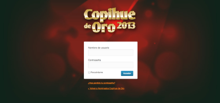 Pantalla de Ingreso