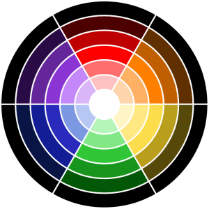 Colores con luminosidad